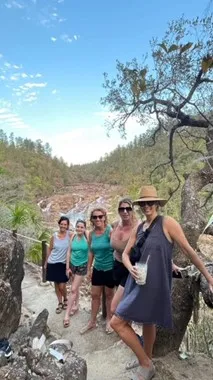 Hiking group in Belize